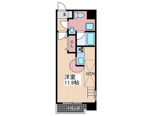 ｸﾞﾗﾝﾄﾞﾎﾟﾚｽﾄｰﾈ大手町弐番館の物件間取画像